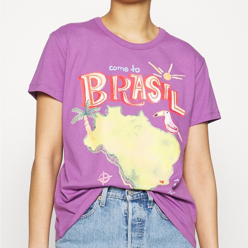 Farm Rio Brasil T shirt size small - Picture 1 of 5